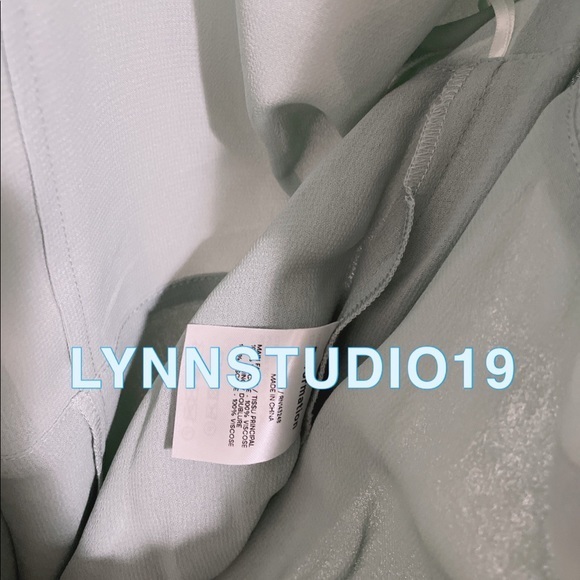 Reformation Winslow Dress Celadon - Picture 6 of 7